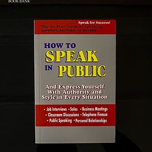How to Speak in Public Book Cover by Dale Carnegie